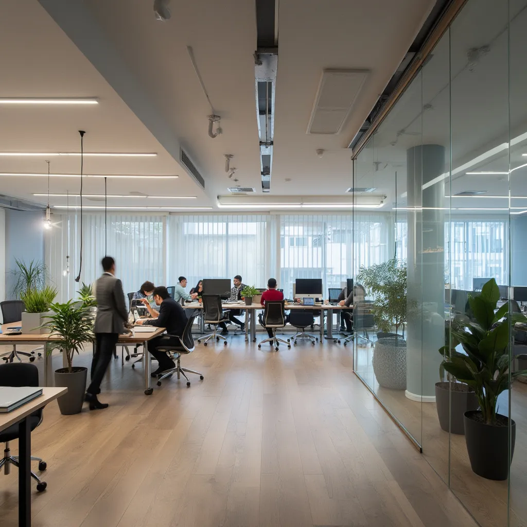 Oficinas modernas de FinanzasArg en Buenos Aires